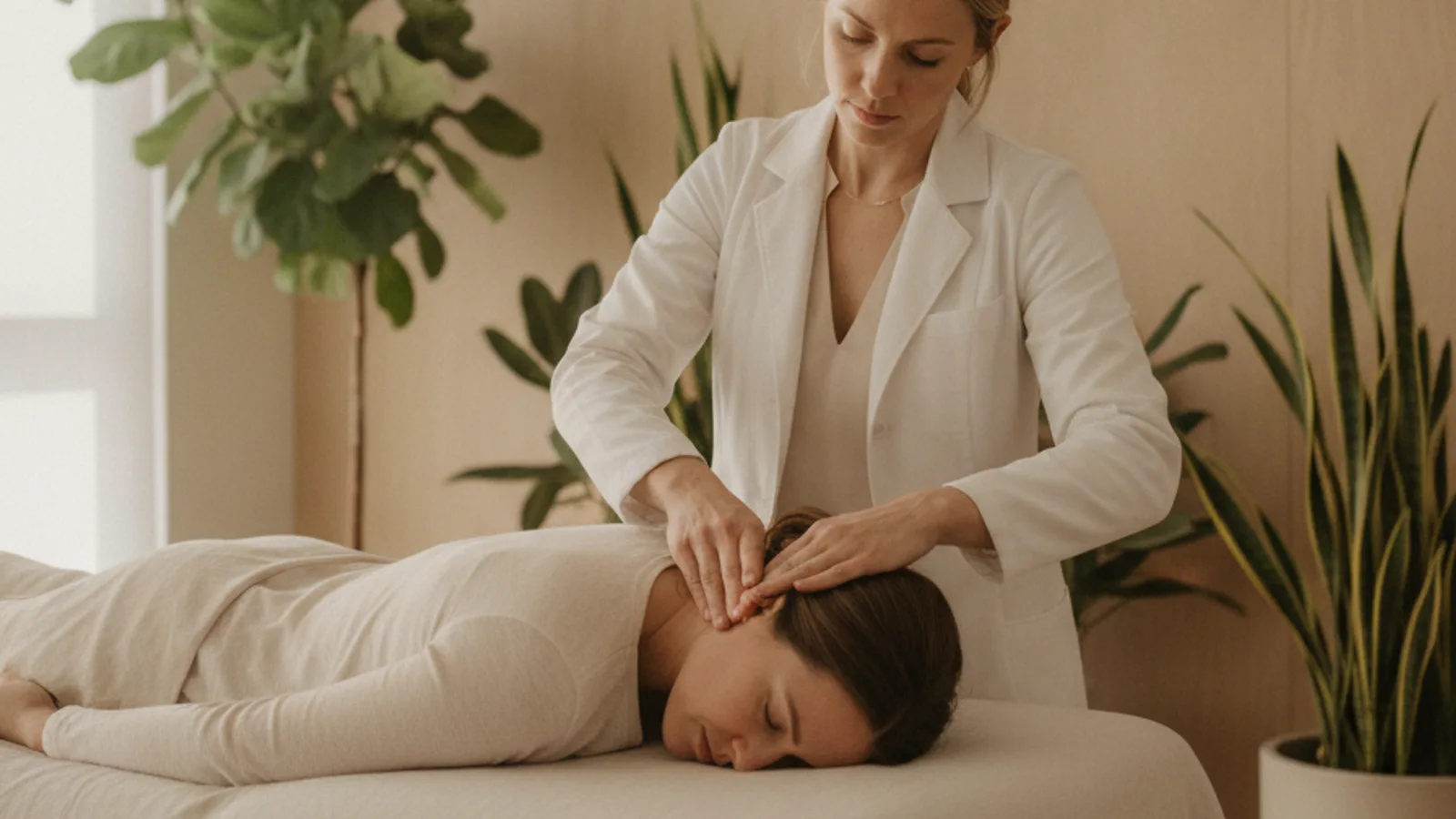 Imagem editorial sobre osteopata — Clínica Laura Proença, Alto de Pinheiros