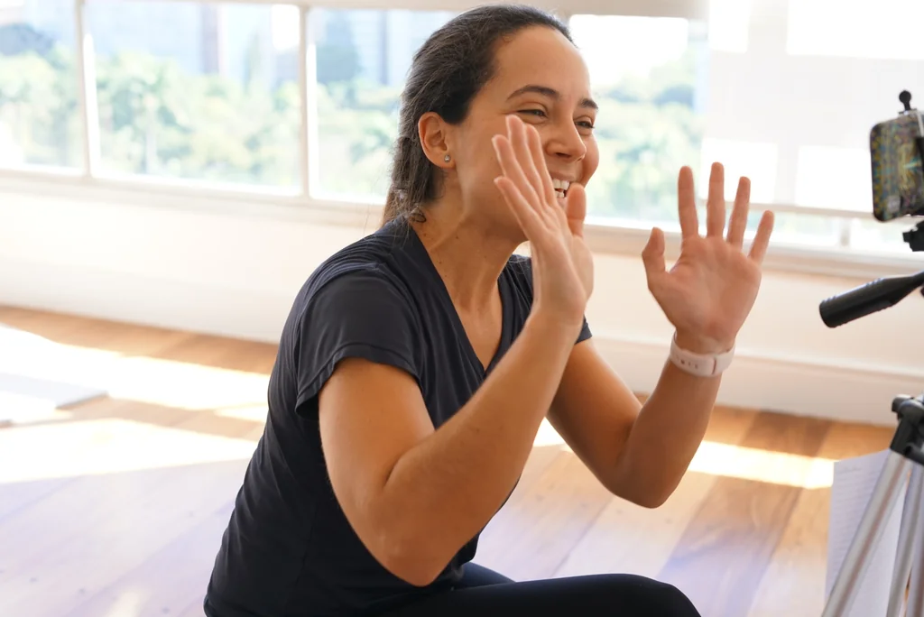 Aula de pilates clínico online